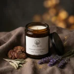 Herbal Mushroom Massage Candle